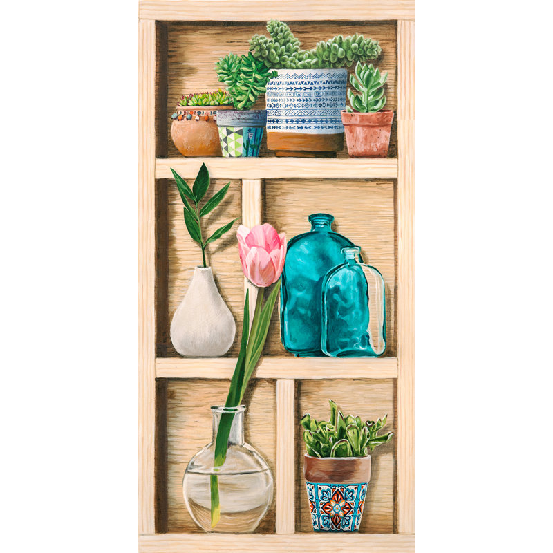 2DO5904 Sbabby-Chic: Collection De Memoires III by Elena Dolci - Wrapped Canvas Print, 70cm H x 35cm W x 4cm D