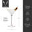 Meridian Crystal Martini Glasses
