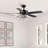 Gloristeen 52'' Ceiling Fan with Light Kit