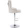 Markfrancis Swivel Upholstered Adjustable Height Counter Stool with Metal Frame