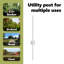 Fence Posts 11 Pcs U-Channel Steel-1412276248-1412276249