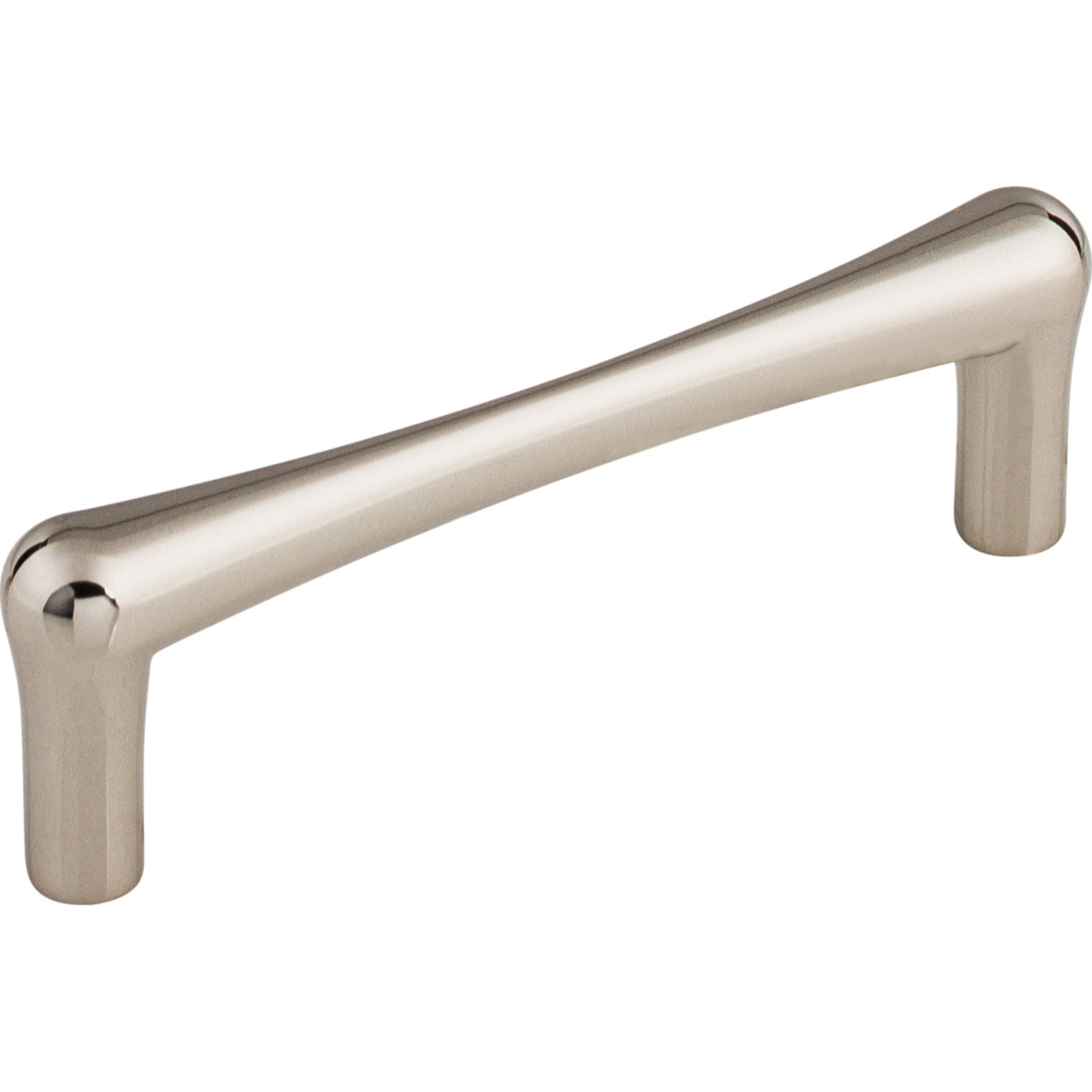 Brookline Bar Cabinet Pull, Polished Nickel, 3 3/4" Center to Center