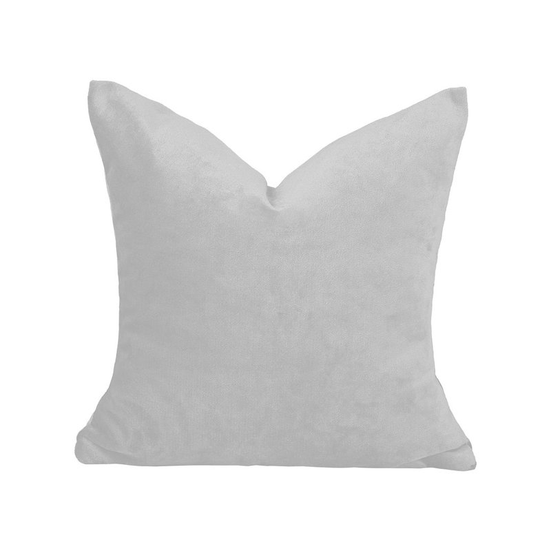 Matte Velvet Cushion Cover - 1 Pc, White, 30cm x 30cm