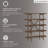 Leangela Etagere Bookcase