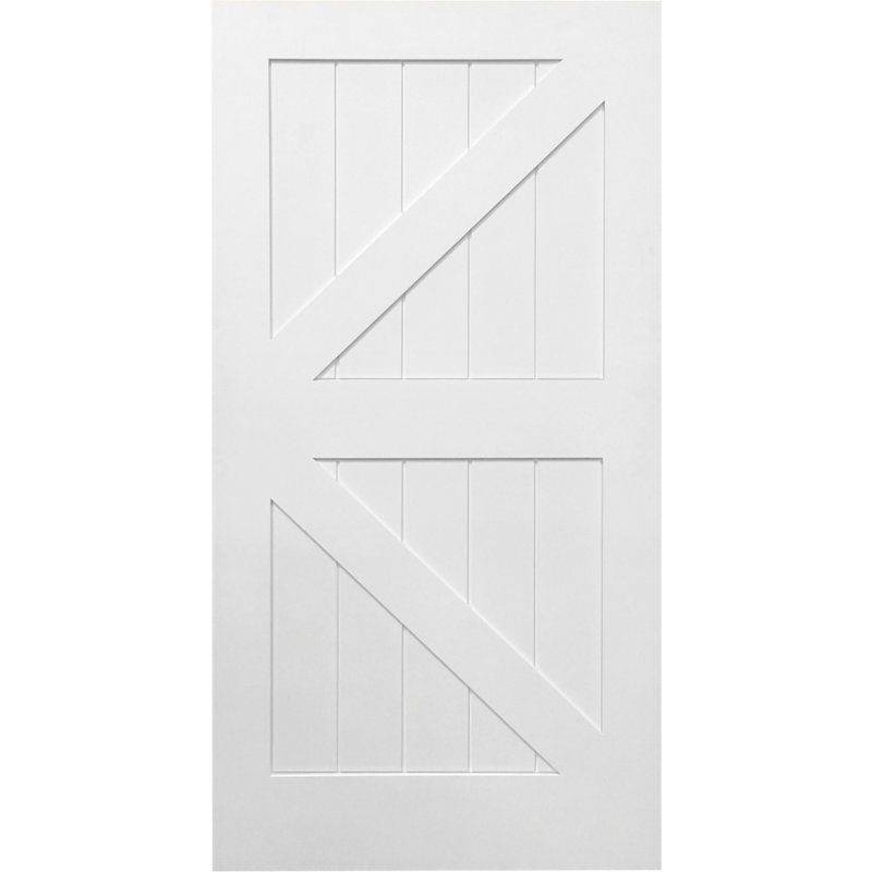 Stile And Rail Barn Door, 36" x 84"