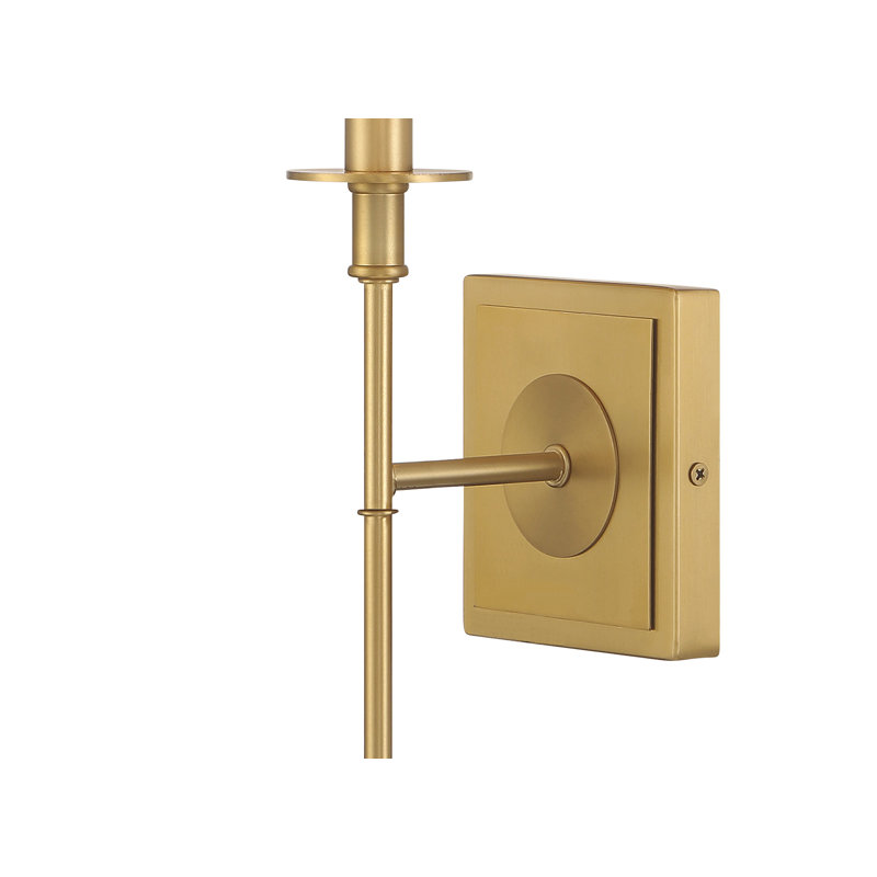 Ebern Designs Ramachandra - 1 Light Wall Sconce In Timeless, Gold
