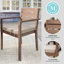 Fauteuil de salle à manger empilable toutes saisons Martha Stewart Bedford-109713811