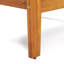 Ensemble de conversation d'extérieur 2 pièces en bois d'acacia teck - causeuse et table basse avec coussins bleu foncé résistants à l'eau, capacité de 350 lb pour le patio, la terrasse et la cour arrière-296468151