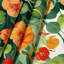 Tapisserie murale légumes capucine-133635228