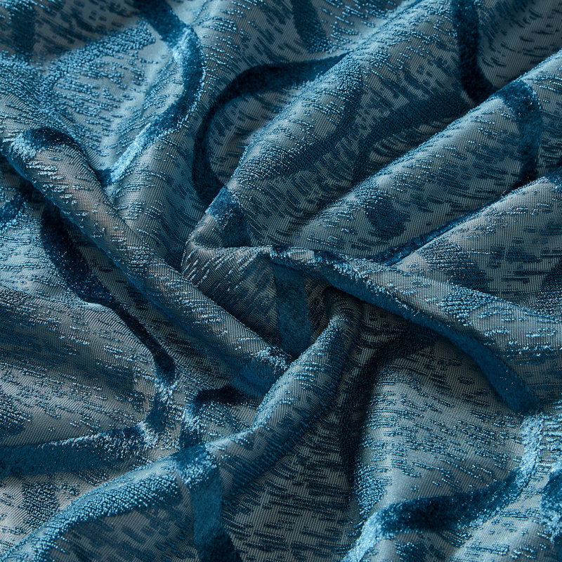 Temple Cloud Pair, 50" W x 63" L, Teal Blue