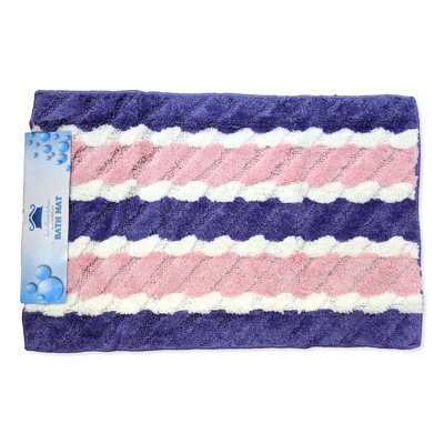 Striped Bath Rug