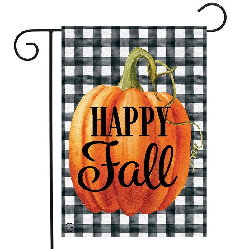 Happy Fall Pumpkin Garden Flag