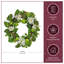 Couronne de roses et de pommes 24 po The Holiday Aisle®