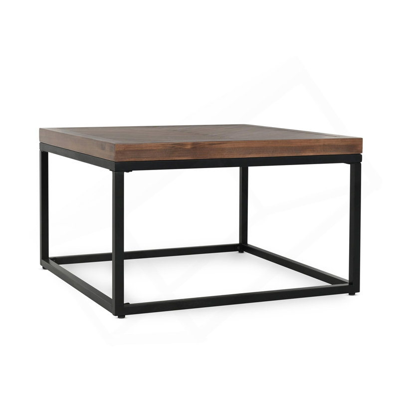 Table basse carrée 30 po Chantel Amande