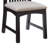 Slat Back Side Chair in Black