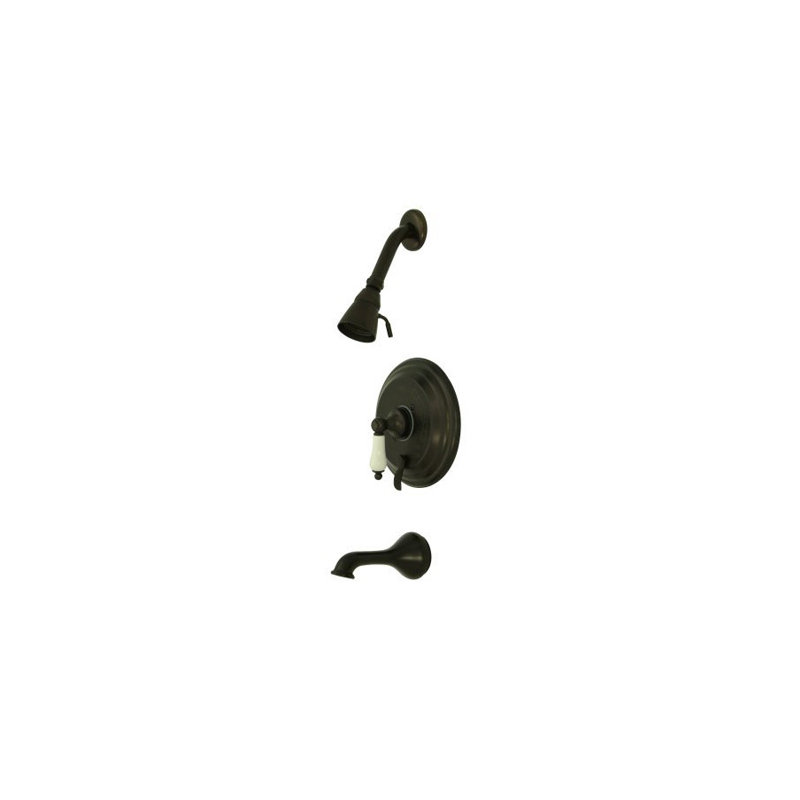 Heritage Pressure Balanced Dual Function Tub and Shower Faucet with Rough-in Valve, Oil Rubbed Bronze