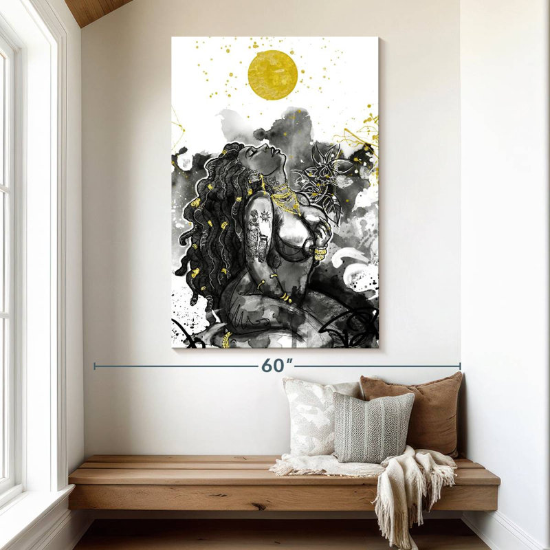 Leisha Warm Touch, 51" H x 34" W