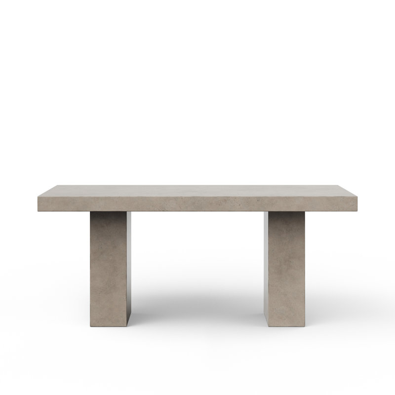 Table de salle à manger Kareen, Gris foncé, Table de comptoir (hauteur de 36,25 po), L 82,75 po x l 39,25 po