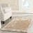 Assar Striped Handmade Tufted Area Rug in Champagne-2039152997