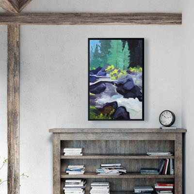 Beautiful Waterfall Print On Canvas