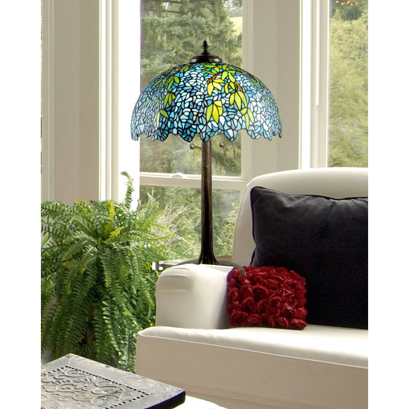 Lampe de table Tiffany Porto Wisteria