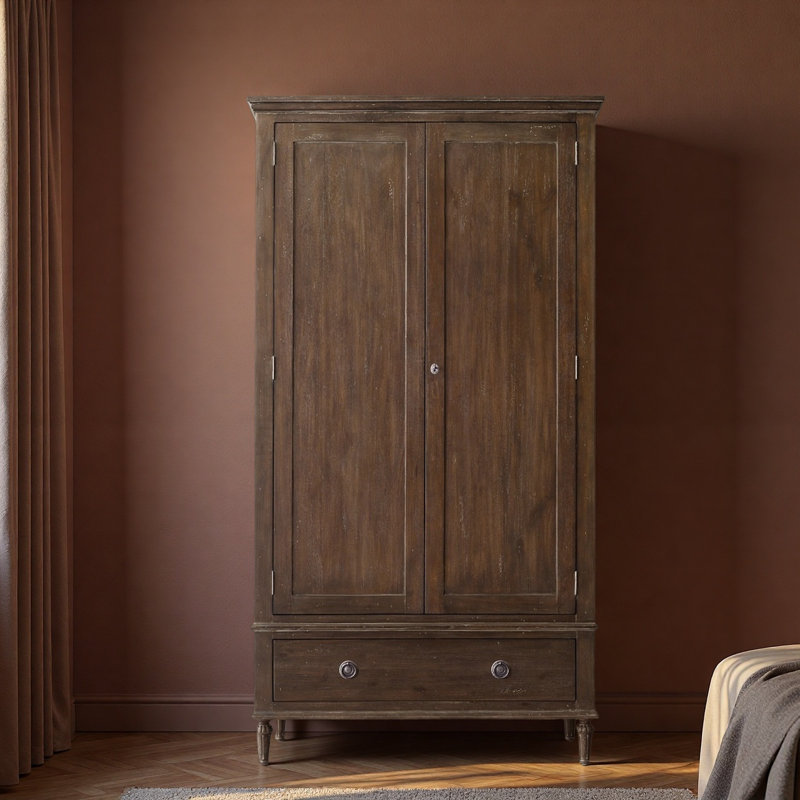 Garde-robe rétro American Country, Brun