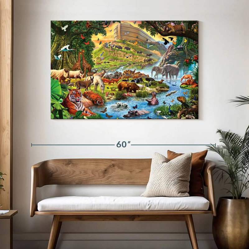 Adella Noah's Ark - Before The Rain, 32" H x 48" W