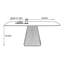 Light luxury light rock slab dining table-842698340