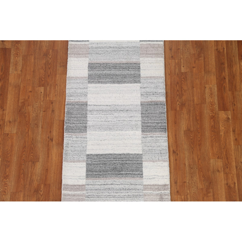 Tapis damier Gabbeh 2 x 5