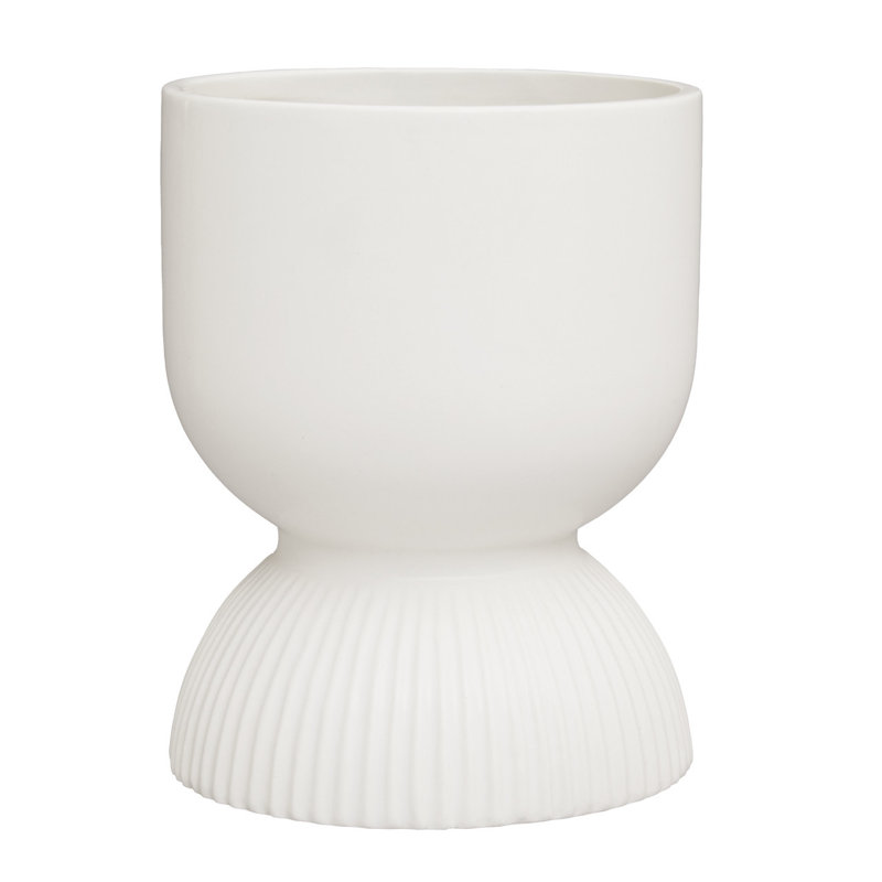 Antrione Pot Planter, White