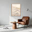 Toile abstraite avec dunes de sable-682104765