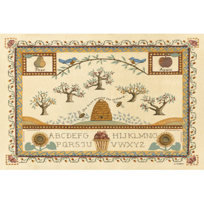 Garden Sampler II by Wendy Russell - Wrapped Canvas Print