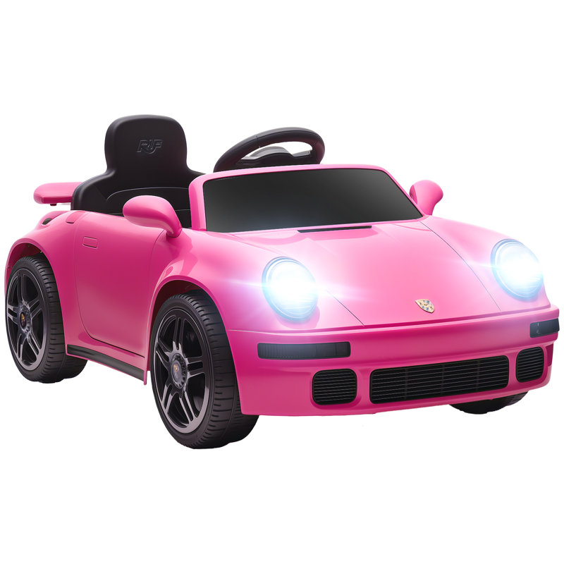 AIYAPLAY Licensed RUF CTR 2017-Yellowbird Electric Car for Kids 12V, Pink