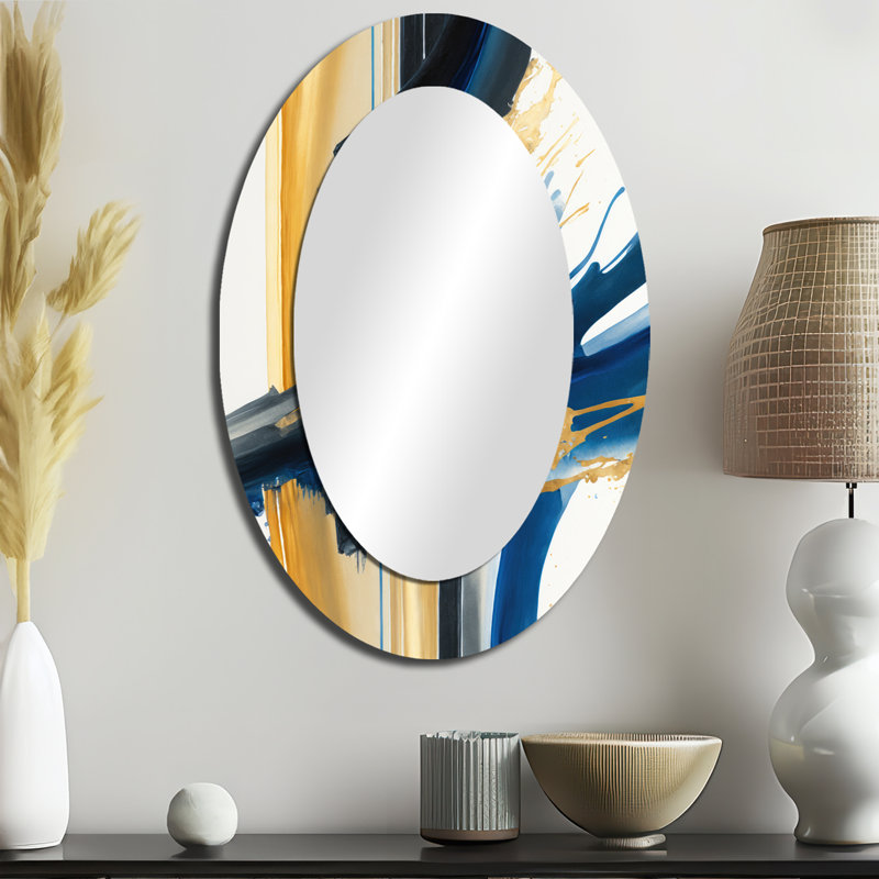 Miroir mural oval, 36 po x 24 po