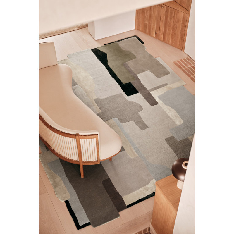 Della Mushroom Shaped Area Rug, Rectangle 12' x 18'