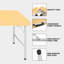 Table pliante portative 4 pi 4 po poids pliable intérieur et extérieur 135 kg-661733960