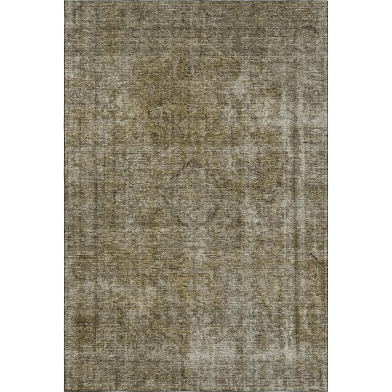 Premium Machine Washable Honig AMF1656 Global Rug, Rectangle 8' x 10'