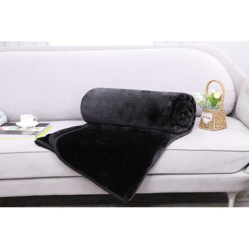 Bernestine Throw Blanket, W150 x L200cm, Black
