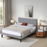 Bedroom Set Bed Frame And Nightstand 2 Piece(Set Of 2)