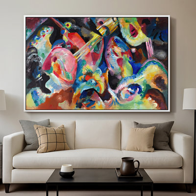 Improvisation. Deluge, 1913-Wassily Kandinsky-Framed Gallery Wrapped Canvas