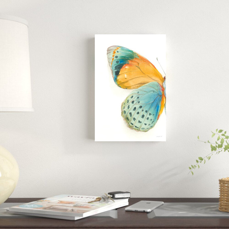 «Fragile Wings I» par Danhui Nai, reproduction d'art sur toile tendue, H 12 po x l 8 po