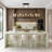 12-Light Linear Kitchen Island Pendant Light