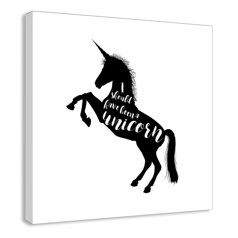 Art inspirant sur toile pour enfants, H 16 po x l 16 po x P 1,5 po, Blanc