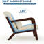 Chaise d'appoint en bois avec pieds en bois-130523664