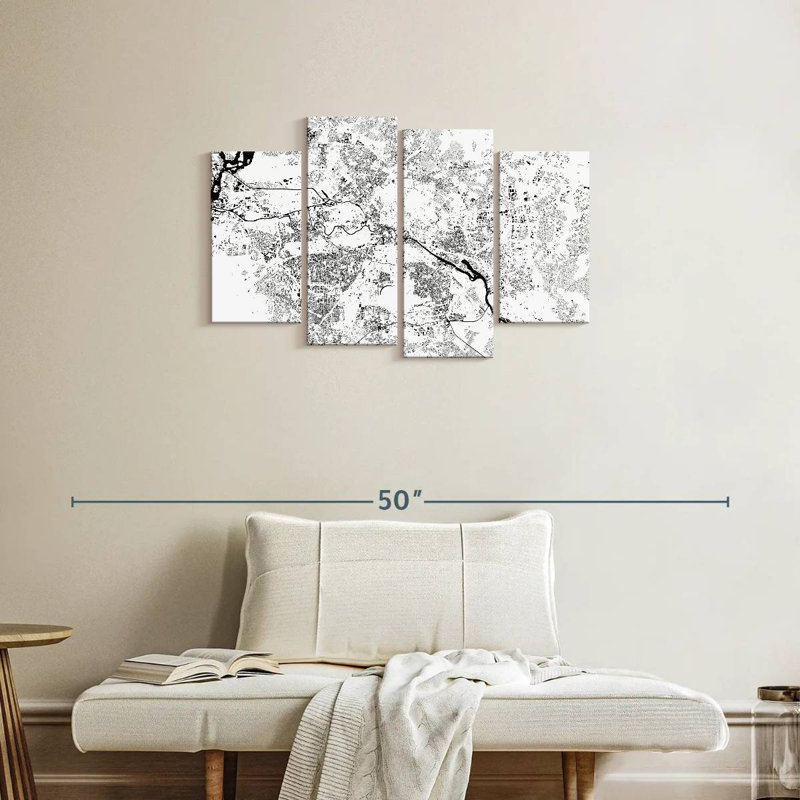 Aliaz Berlin Urban Map, 22" H x 36" W