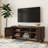 Modern TV Stand, 2 Door with Middle Shelf (59 x 16 x 25in), Walnut-282875179-282875178