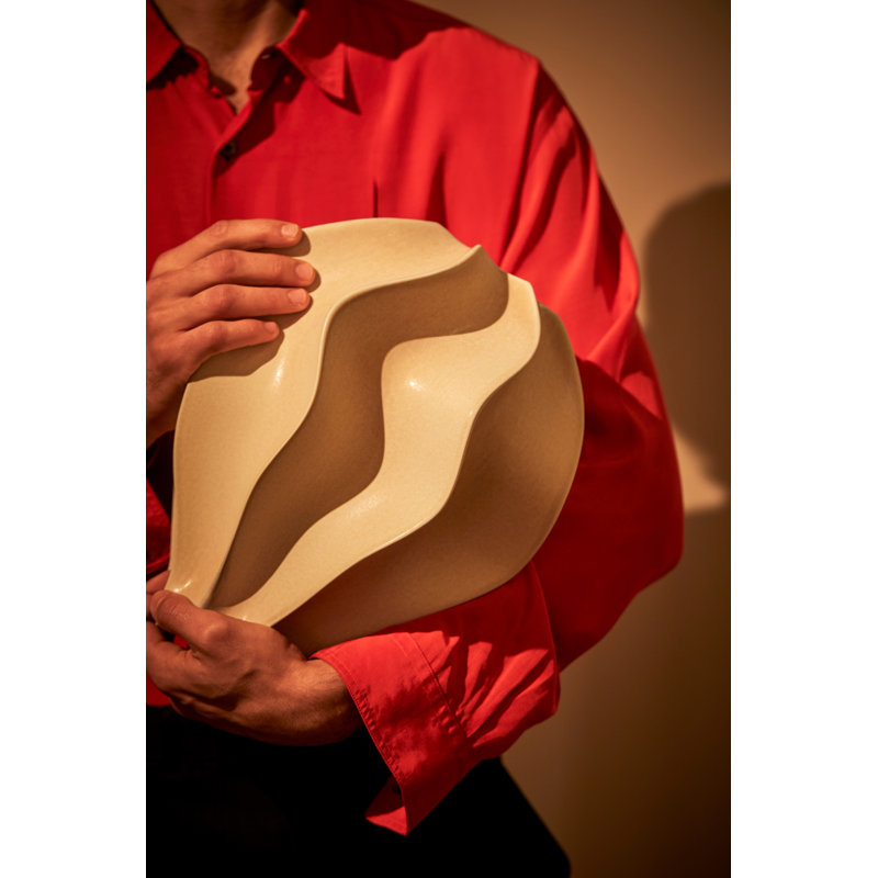 DOURO VASE - OAT - MEDIUM, Oak