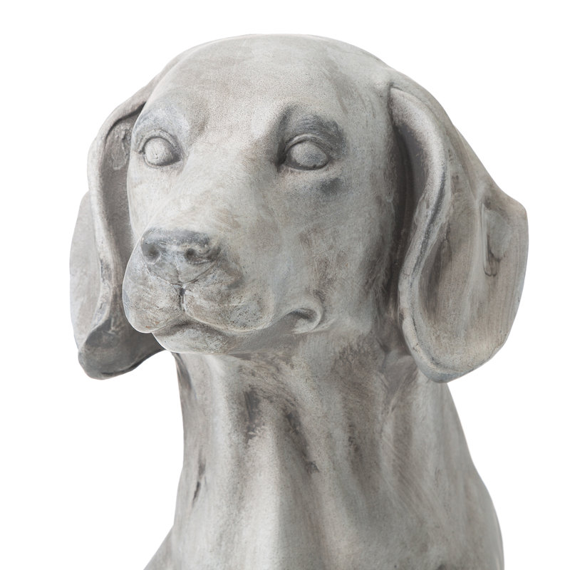 Statue de chien Labrador Retriever MGO assis