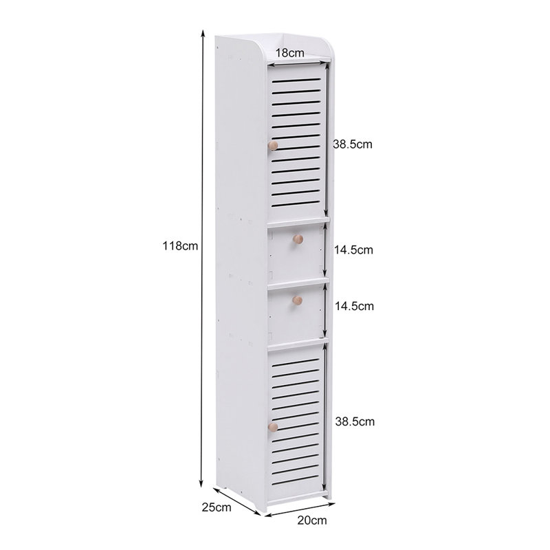 Orielle Freestanding Linen Cabinet