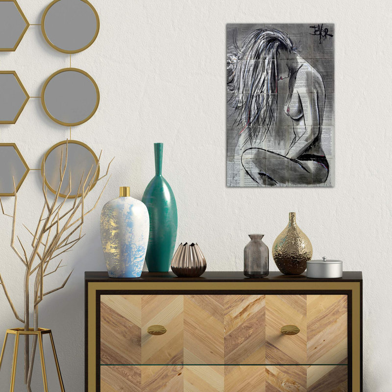 White Wash - Wrapped Canvas Print, 66.04 cm H x 45.72 cm W x 3.175 cm D